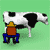 Grelle online Spiele der verrückten Kühe